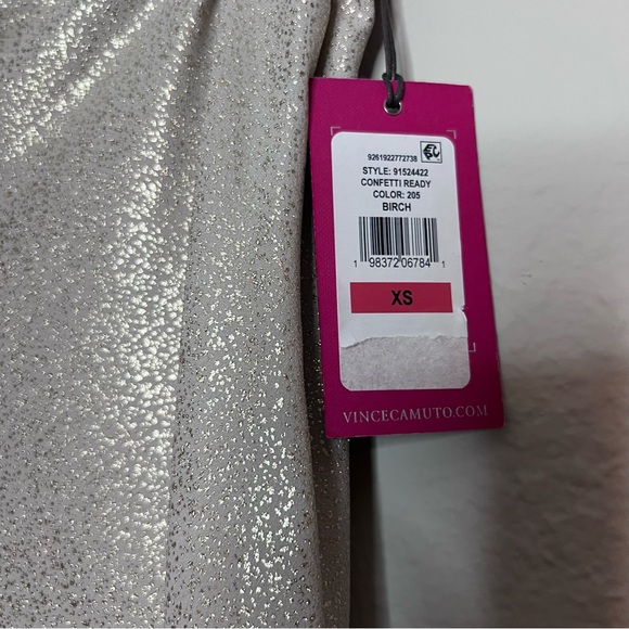 Vince Camuto Women’s Shimmering Gold/Metallic “Confetti Ready” Maxi Skirt - Picture 3 of 5